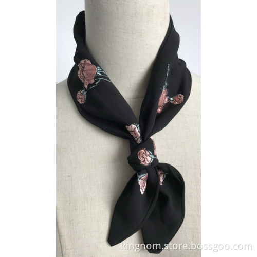 polyester embroidery neckerchief